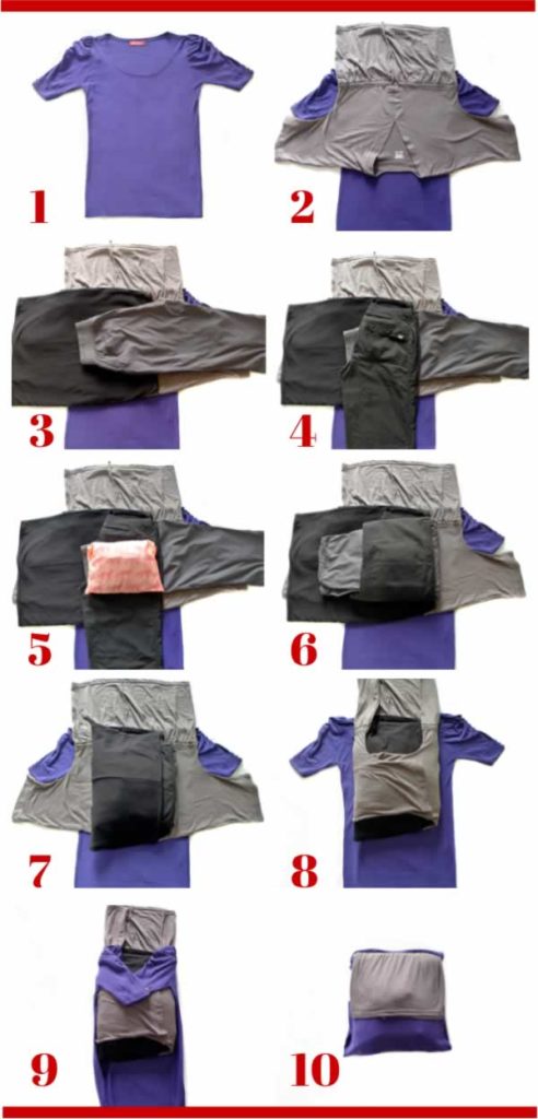 packing clothes bundle wrap